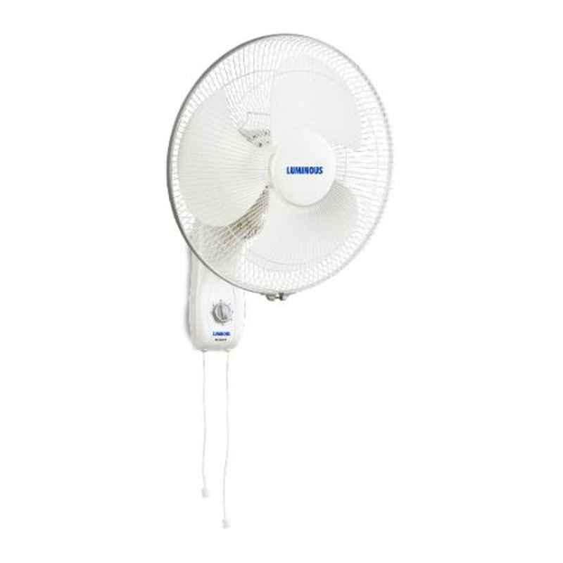 Luminous Mojo Plus 130W White Wall Fan, Sweep: 400 mm, TWFSE16I201HS