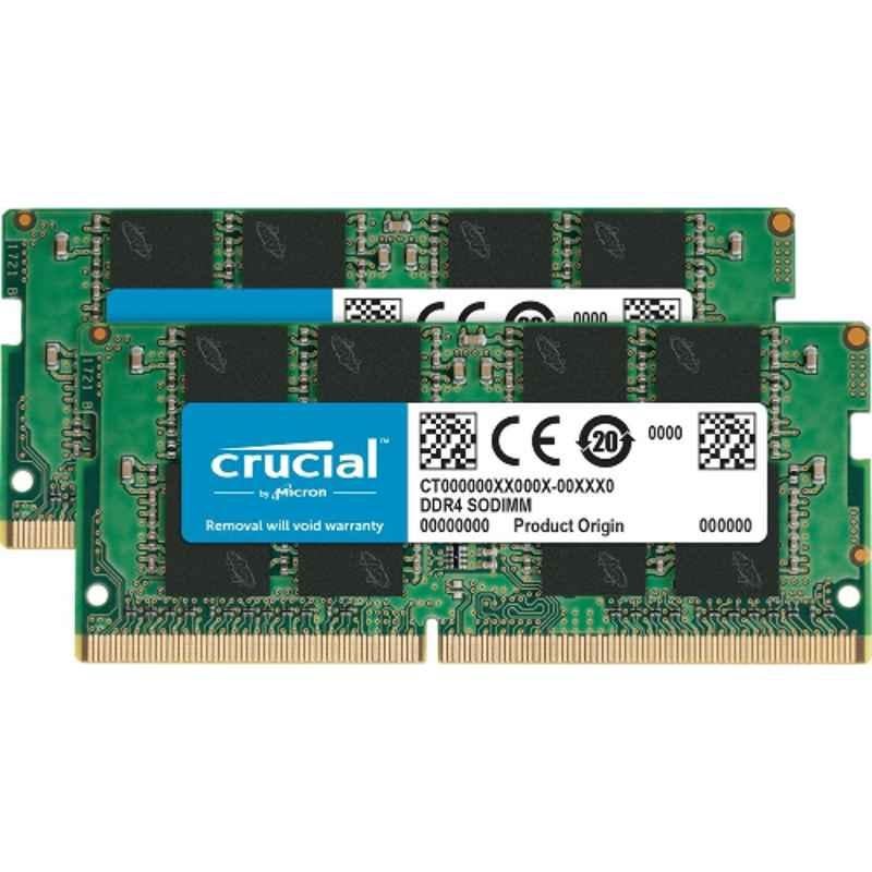 Crucial 16GB DDR4-3200 SODIMM 4 Drive SSD for PC, CT16G4SFRA32A