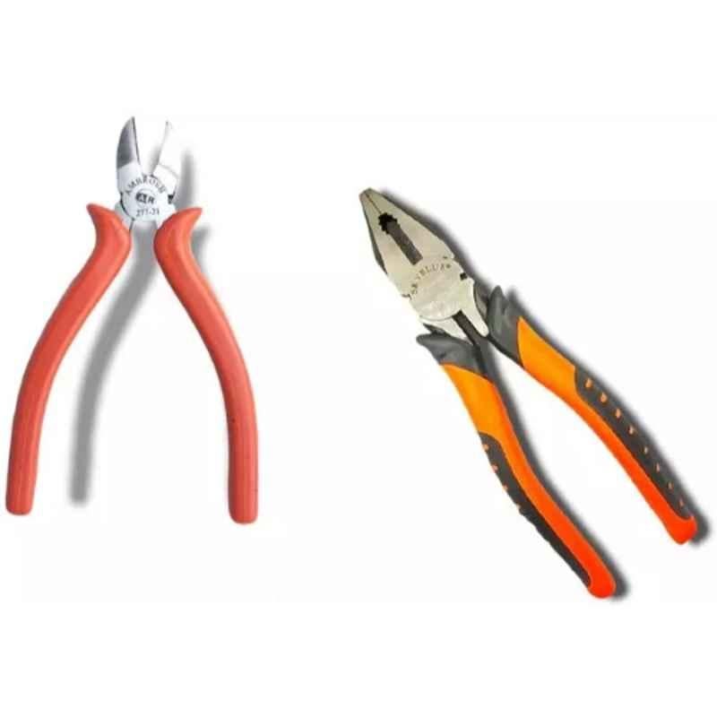 Sky Blue 2 Pcs 7.8 inch Stainless Steel Groove Plier Combo, SBE_PLIER_0388