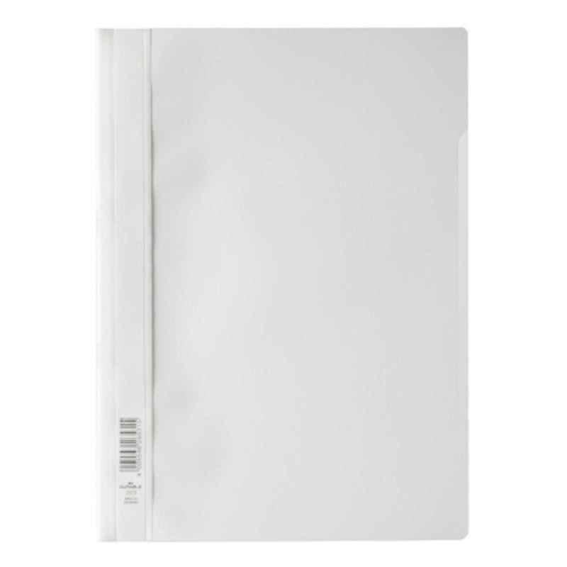 Durable 2573-02 A4 White Economy Clear View Folder