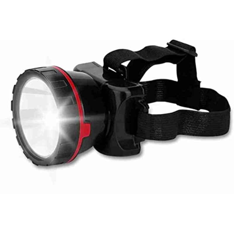 Abbasali Black & Red Powerful LED Head Lamp