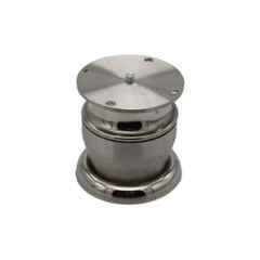 RAB 3 inch Stainless Steel Silver Sofa Leg, K52 (Pack of 3)