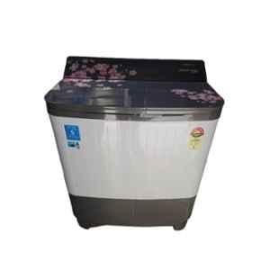 Voltas Beko 8kg Plastic Grey Top Load Semi Automatic Washing Machine, WTT80DGRG/GRSSWH5GLDE