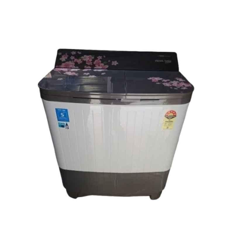 Voltas Beko 8kg Plastic Grey Top Load Semi Automatic Washing Machine, WTT80DGRG/GRSSWH5GLDE