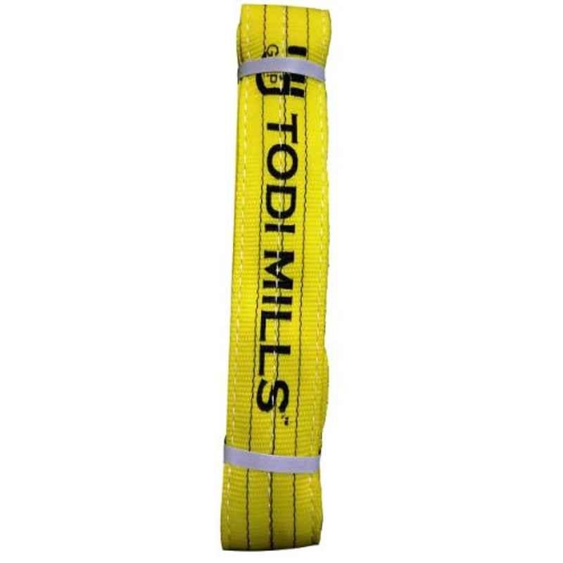 Grip 75mm 3 Ton 3m Yellow Polyester Sling