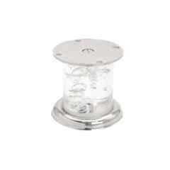 RAB 3 inch Acrylic White Chrome Finish Sofa Leg (Pack of 3)