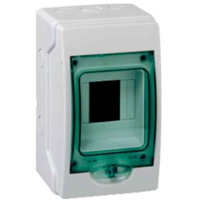 Schneider 10W 63A 4 Modules Green & Grey Mini Kaedra, 13976