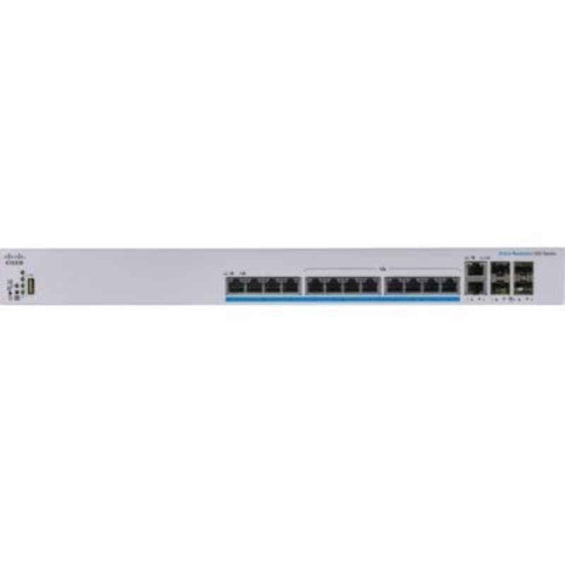 Cisco Business 250 Series 24 Ports GE 4x10G SFP+ White Smart Network Switch, CBS25024T4X