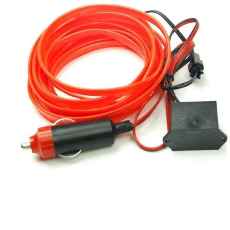 Kozdiko 12V 5m Red Car Interior Decor Neon Strip Light for Maruti Suzuki Alto K10