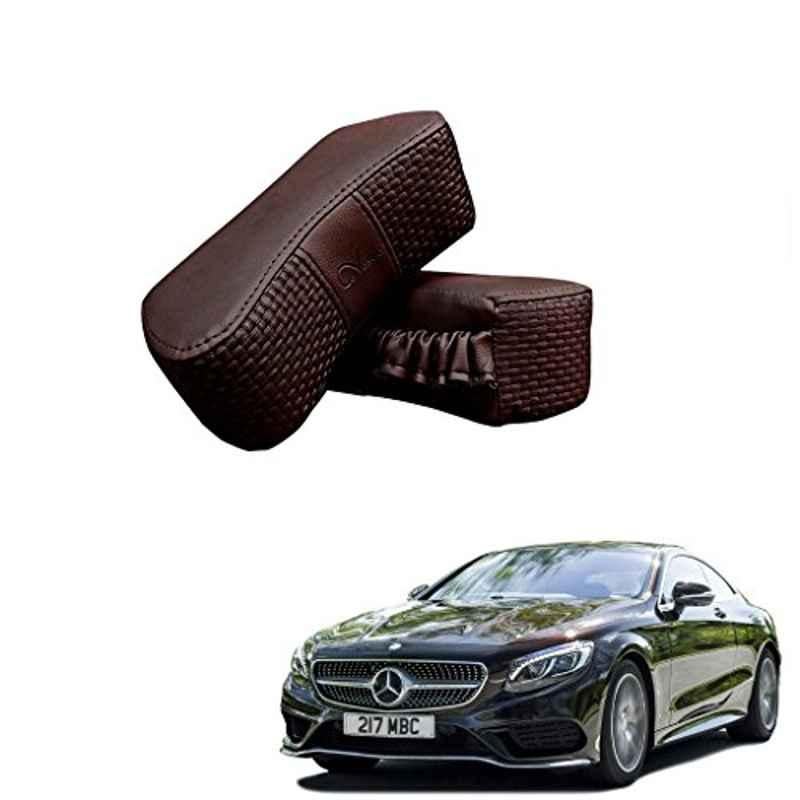 Kozdiko 2 Pcs Memory Foam Cola Neck Rest Cushion Pillow Set for Mercedes Benz S-Coupe