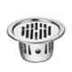 Oleanna CT-107 Stainless Steel Silver Chrome Finish Anti Cockroach Trap Round Floor Drain