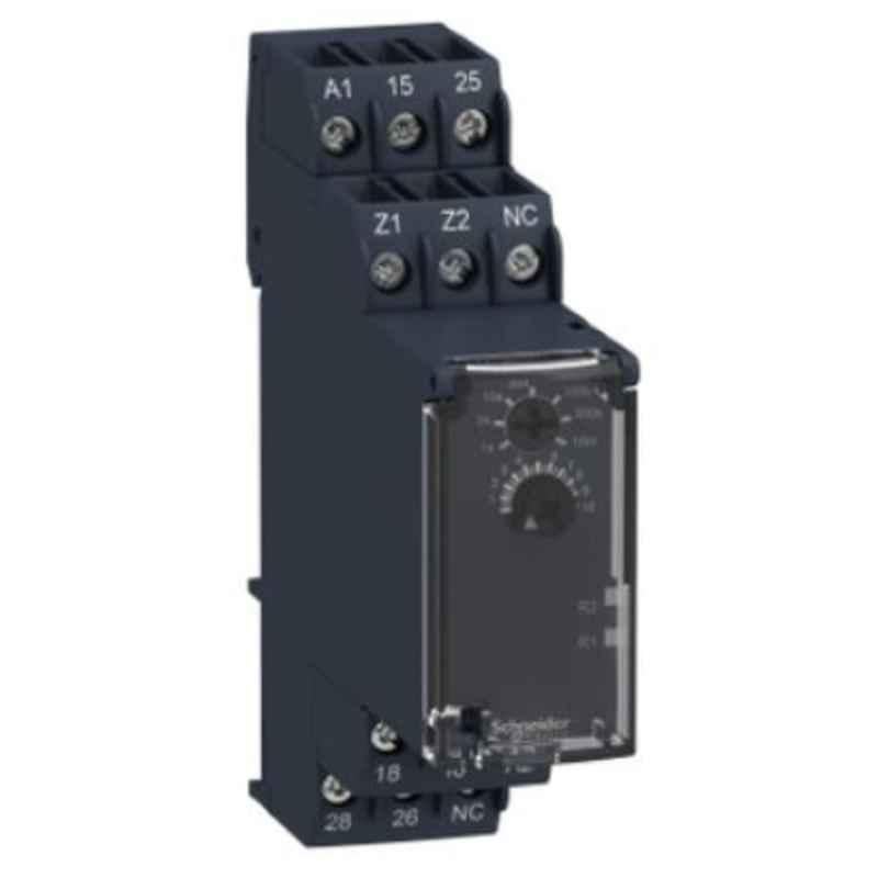 Schneider 5A 24-240 VAC/DC 2 C/O Off-Delay Timing Relay, RE22R2KMR
