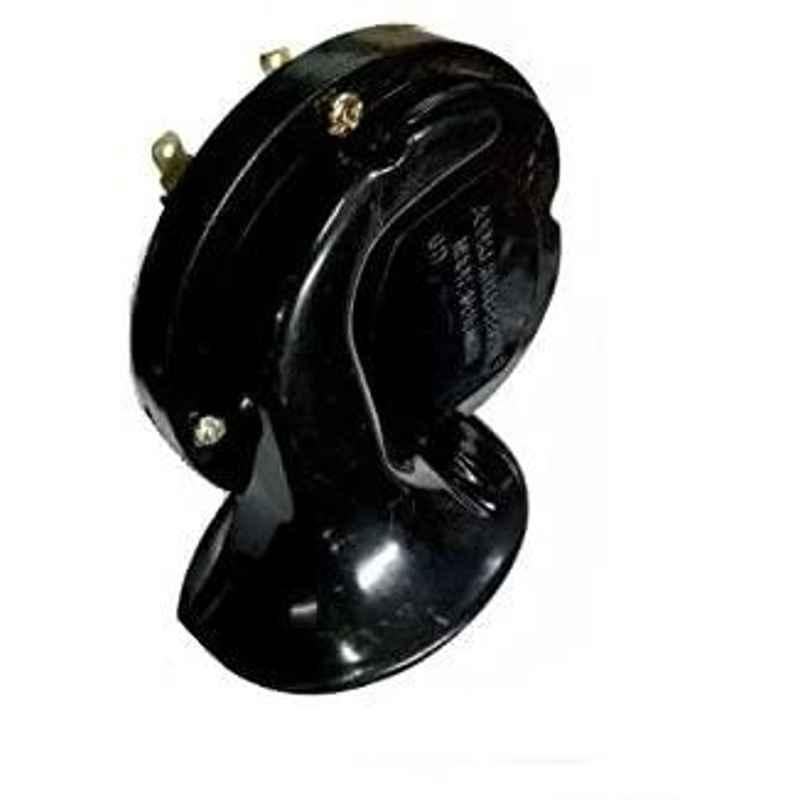 AOW Windtone Horn for TVS Star HLX 100 (Single, Black 12 V)