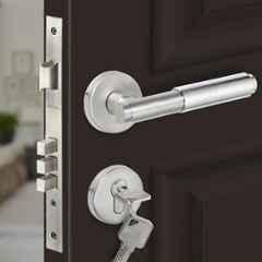 Plantex Main Door Lock/Stainless Steel Mortise Door Lock for Bedroom/Home/Office/Hotel/Mortise Locks with 3 Keys Satin