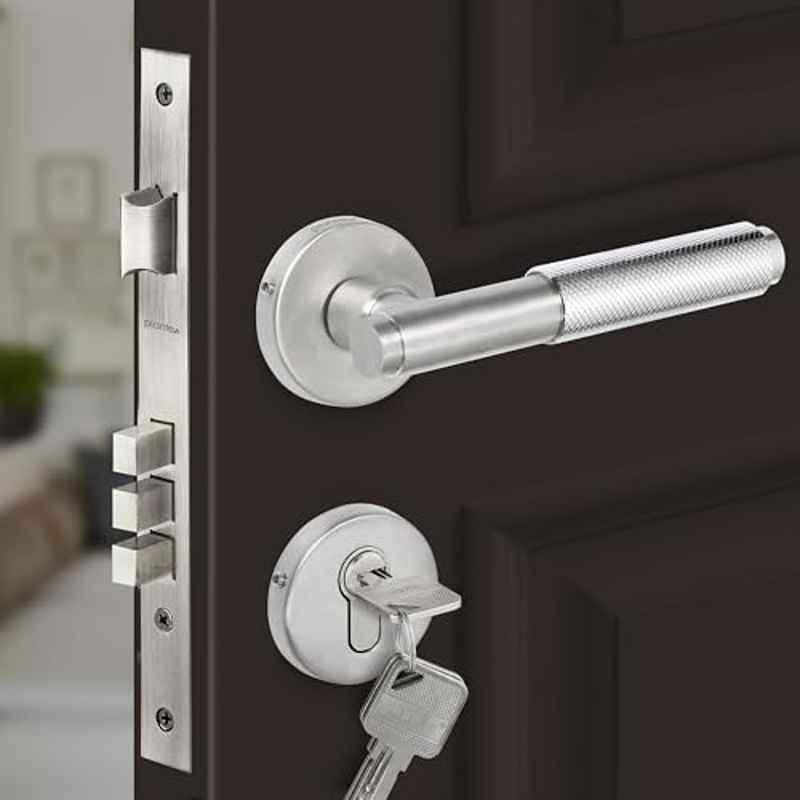 Plantex Main Door Lock/Stainless Steel Mortise Door Lock for Bedroom/Home/Office/Hotel/Mortise Locks with 3 Keys Satin