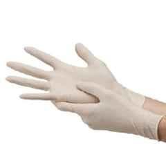 Forgesy Latex Powdered Medical Examination Disposable Hand Gloves (Pack of 100)