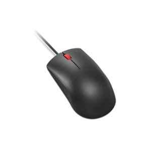 Lenovo 120 1600DPI Plastic Black USB Wired Optical Mouse, GY51L52636