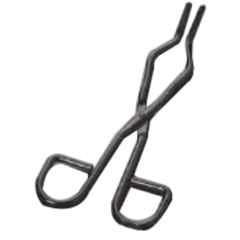 Glassco 150mm Black Painted Crucible Tong, 367.303.01 (Pack of 4)