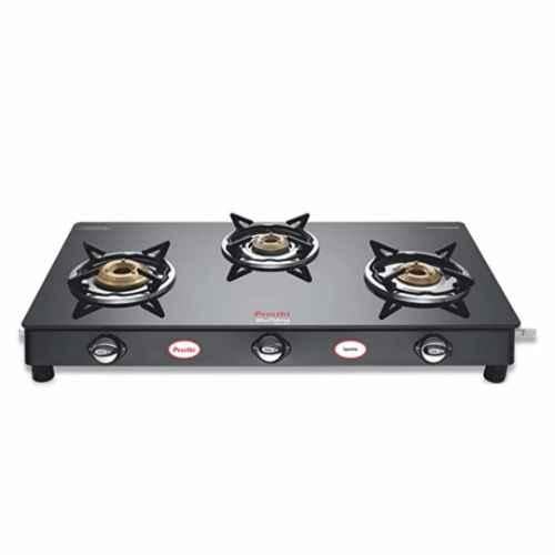 preethi 4 burner gas stove stainless steel