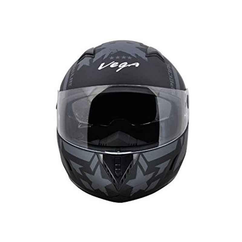Vega Cara force Large Size Dull Black & Grey force Helmet
