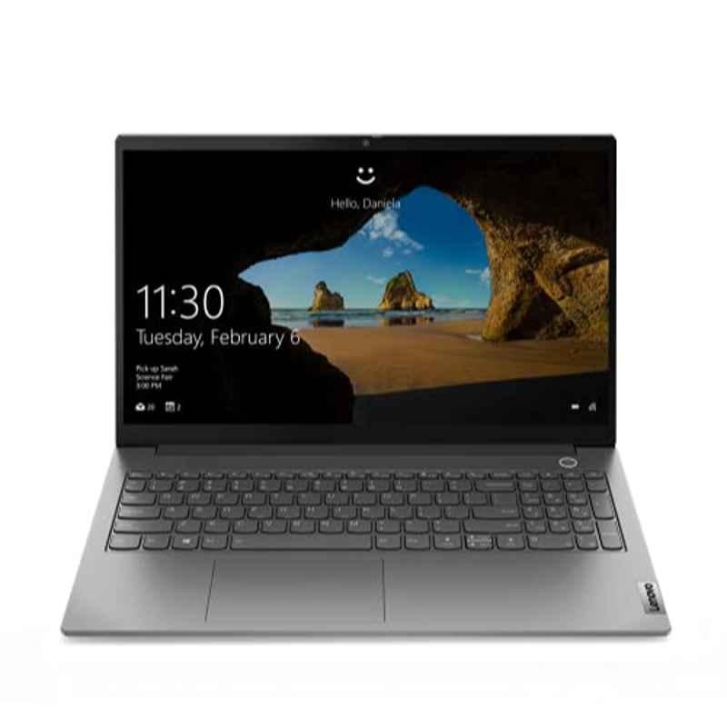 Lenovo ThinkBook 15 Intel 11th Gen Core i7 15.6 inch FHD Thin & Light 16GB/512GB SSD/Windows 11 Home Backlit Mineral Grey Laptop, 20VE00W4IH