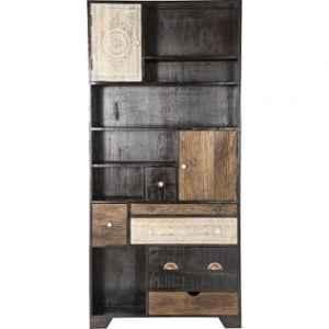 The Attic 85x35x180cm Mango Wood Dark Walnut Rochelle Bookshelf, KL-2020