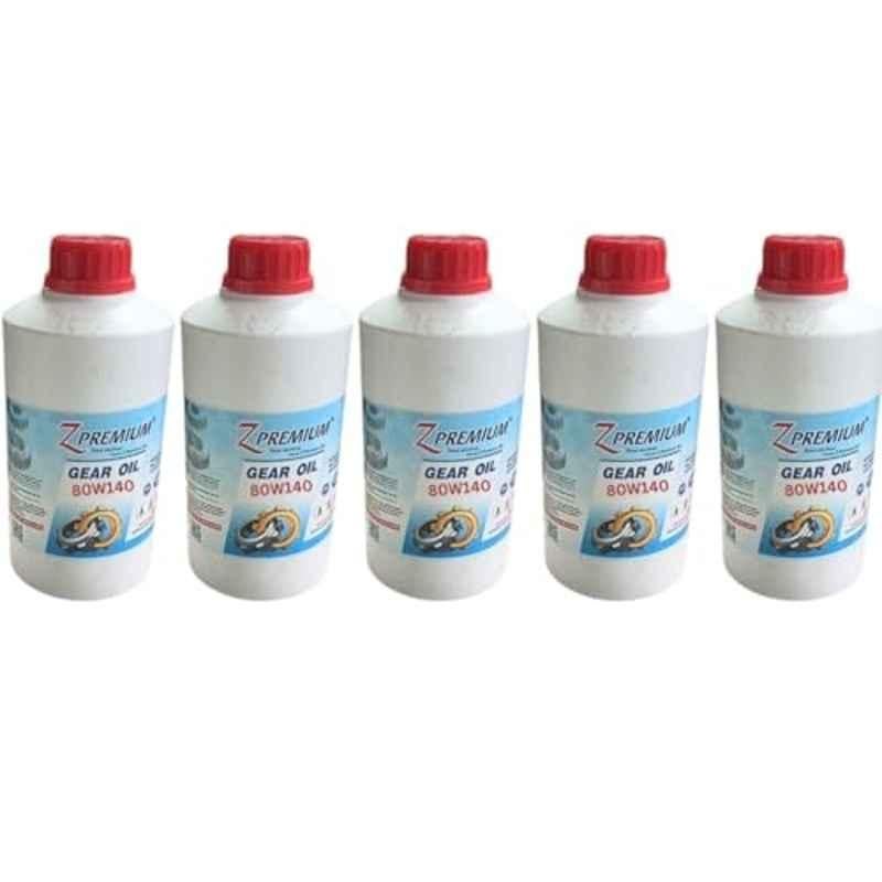 Z Premium 80W140 1 Litre Gear Oil (Pack of 5