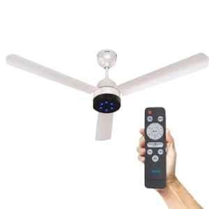Xuga Aether F7F 28W 380rpm 3 Blade White BLDC Ceiling Fan with 5 Years on Warranty, Sweep: 1200mm