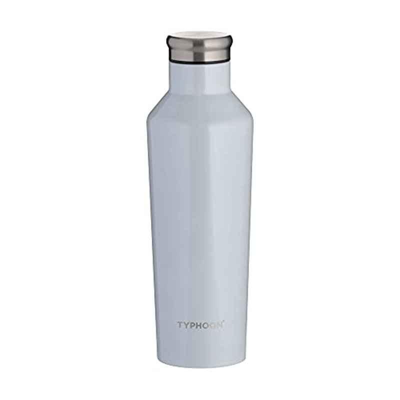 Typhoon 800ml Stainless Steel White Single Wall Water Bottle, 1401.851