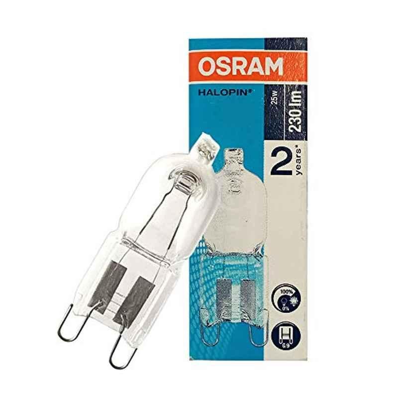 Osram Halopin 25W 230V 2700K 230lm G9 Warm White Halogen Lamp