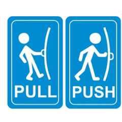 Pushp Push & Pull Normal Sign Board Combo, PK007