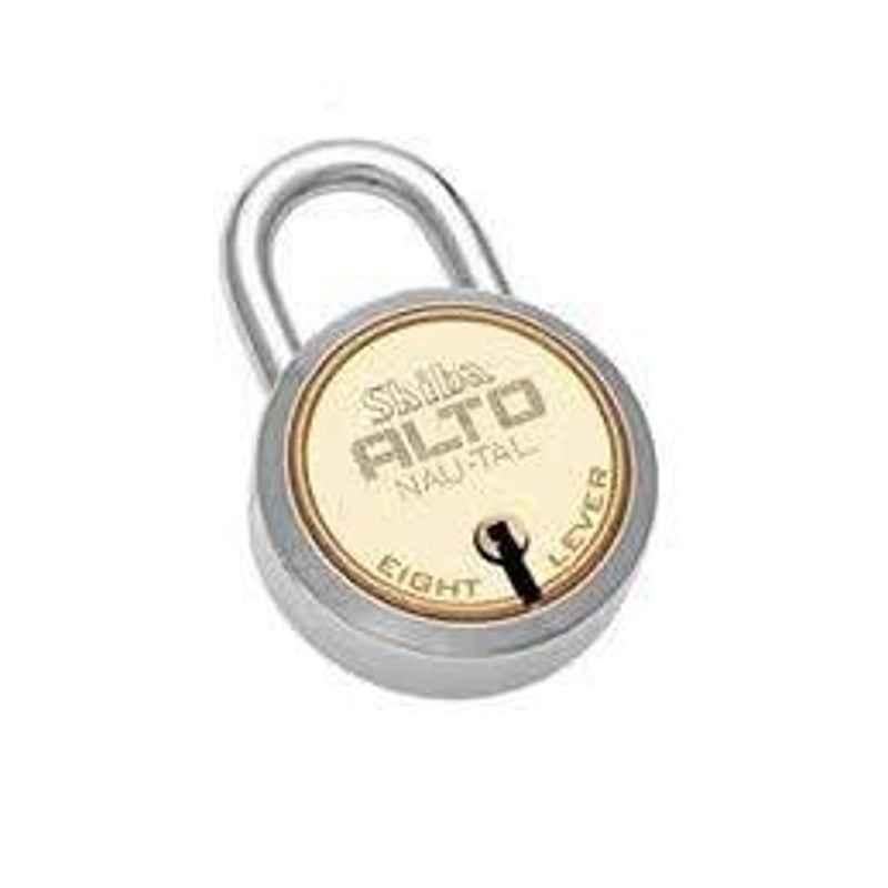 Smart Shophar 65mm Brass & Steel Gold Silver Alto Nau-Tal Padlock, SLK18PD-ALTO-GS65-P1