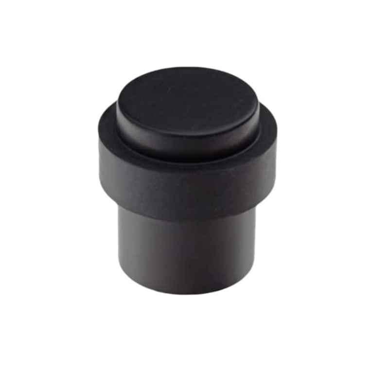 Abbasali SS PVD Black Round Door Stop (Pack Of 2)