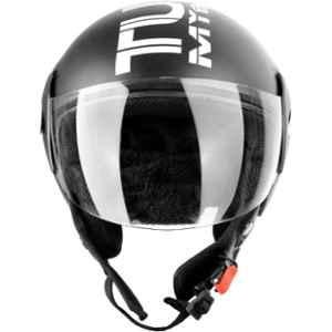 Turtle Medium Black Cub Motorbike Helmet, THC-1014