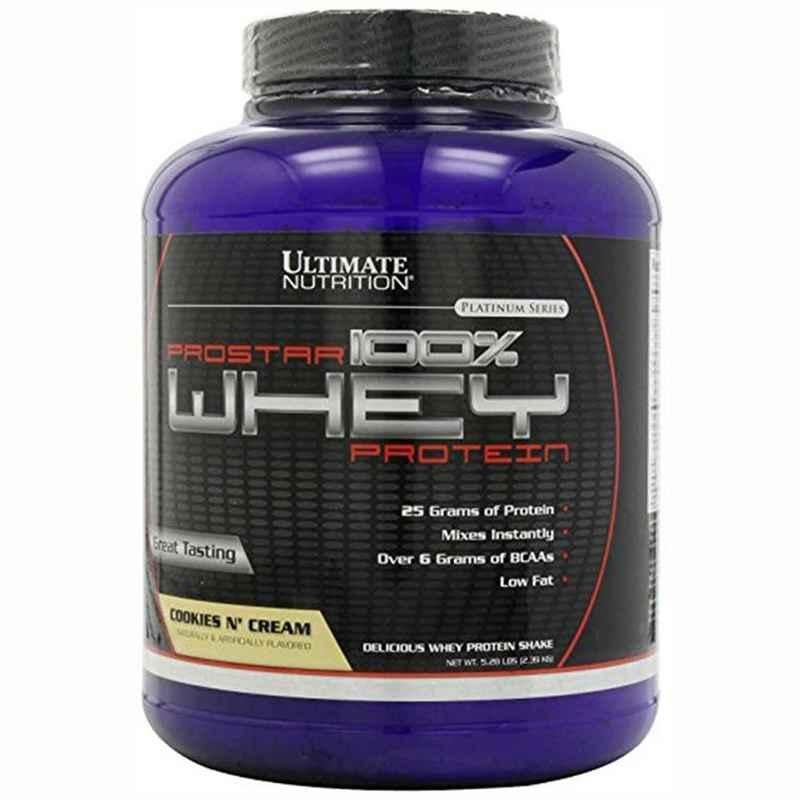 Ultimate Nutrition Prostar 5.28lbs Cookies & Cream Whey Protein