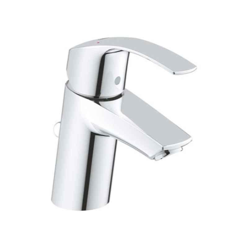 Grohe Eurosmart 146mm Silver Basin Mixer with One Handle, 33265002
