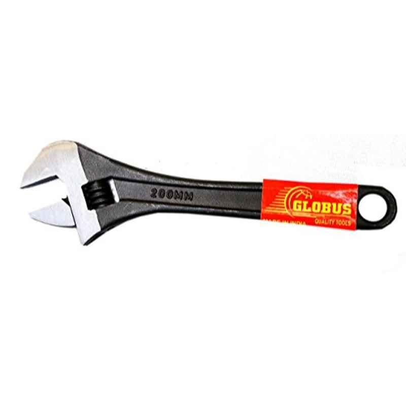 Globus 354 200mm Forged Steel Black Adjustable Wrench