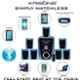 Krisons Polo 7.1 Channel Blue & Black Bluetooth Home Theatre