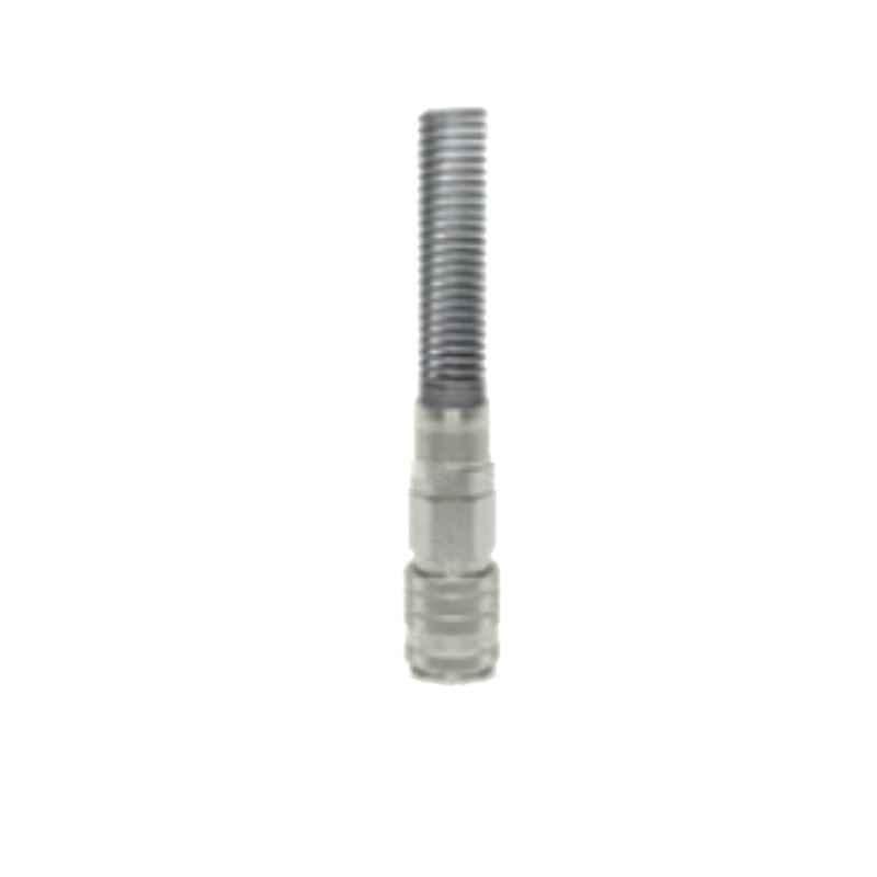 Ludecke ESI8TQFO 8x10mm Straight Through Industrial Quick Squeeze Nut & Spring Guard Connect Coupling