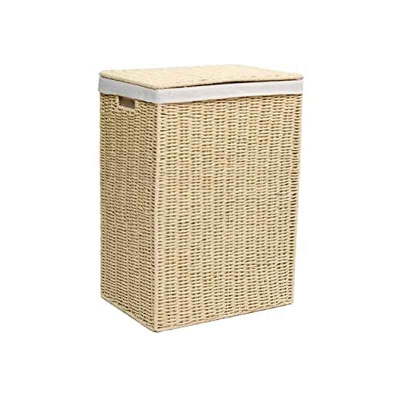 Homesmiths 36x26x50cm Natural Laundry Hamper with Liner, Size: Small