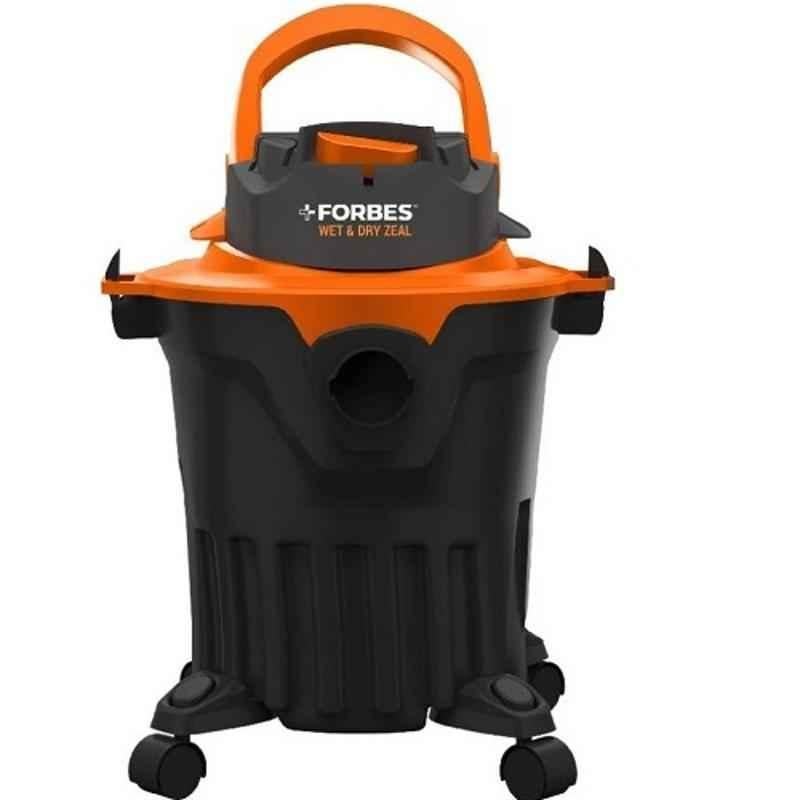 Eureka Forbes Zeal 1200W Black & Orange Wet & Dry Vacuum Cleaner with Reusable Dust Bag