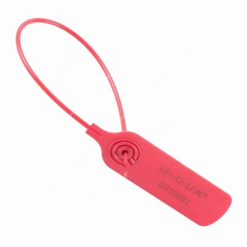 Loto-Lok 300mm Polypropylene Red Security Seal, PS-RTPS-RD300 (Pack of 50)