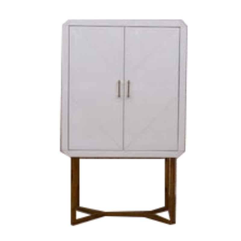 Pan Emirates Kitopi 2-Doors 041ZKF0800165 MDF White & Brown Cabinet, 152x91x53 cm