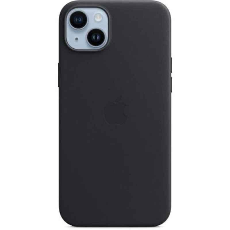 Apple Leather Midnight Black Case with MagSafe for iPhone 14 Plus, MPP93ZE/A