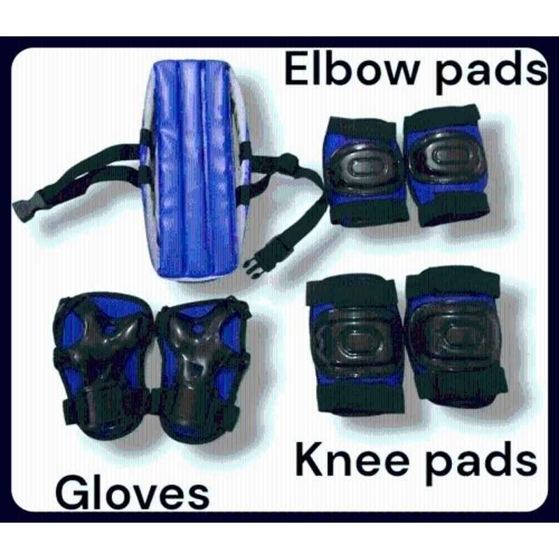 STYRKR Protective Set for Cycling Skateboard Skating Scooter Age 3 to 7 Year Blue Skating KitKIT-1135