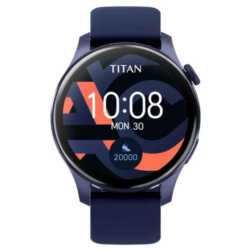 Titan Talk 1.39 inch Blue Touch Screen Smart Watch