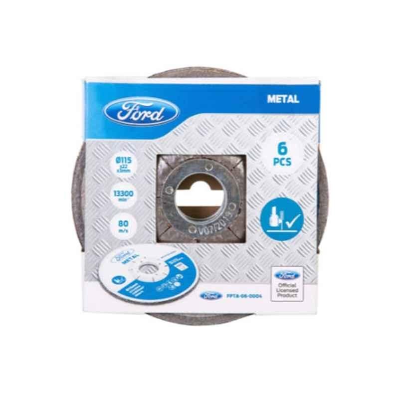 Ford 115mm Metal Cutting Disc, FPTA-06-0004 (Pack of 6)