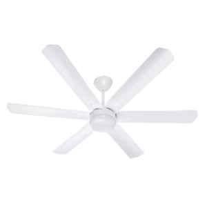 Airelec Gloria Brassica Glow 32W 310rpm 5 Star Pearl White 6 Blade BLDC Ceiling Fan with Remote & 2 Years Warranty, AIRCFB2-01, Sweep: 1200 mm