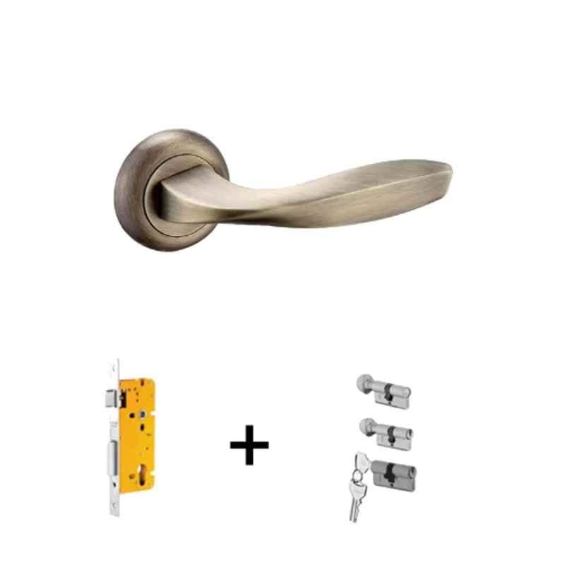 Dorset ML Series Zara ML ZA OR 70mm Stainless Steel PT Finish Lock Set with Both Side Key