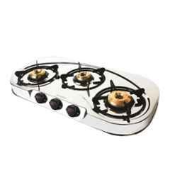 Suryaviva Dura Shine 3 Burner Manual Stainless Steel Cook Top, SVDS03